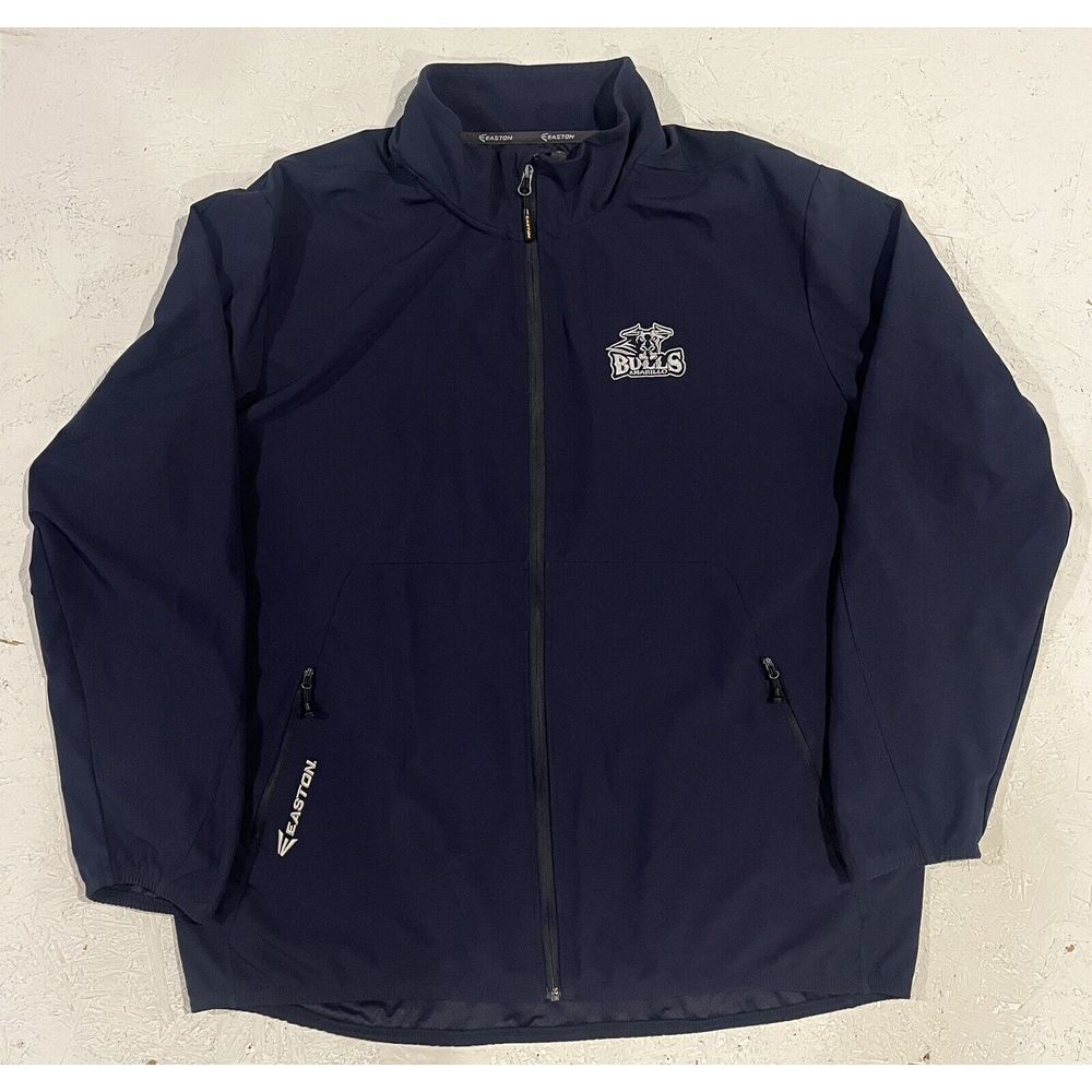 Amarillo Bulls NAHL Minor League Hockey Full Zip Jacket Easton Mens Sz XXL